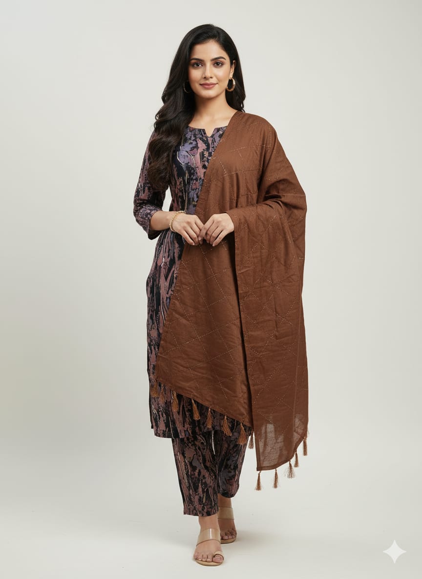 rayon salwar suit set