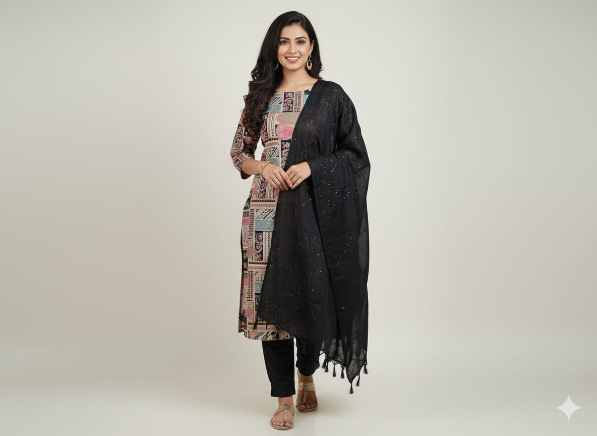 rayon salwar suit set